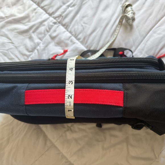 Topo Designs Backpack in Black, Red, and Yellow - Picture 10 of 10
